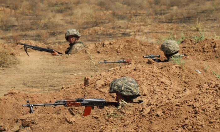 ШЫМКЕНТ: ​«Дарбаза» полигонында бөлімшелердің жауынгерлік атыстары басталды
