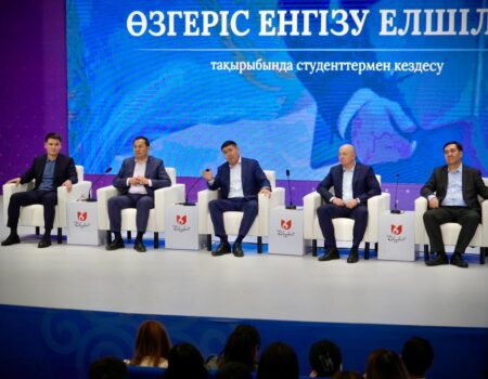 Послы перемен: молодёжь Шымкента выступила за Закон и Порядок