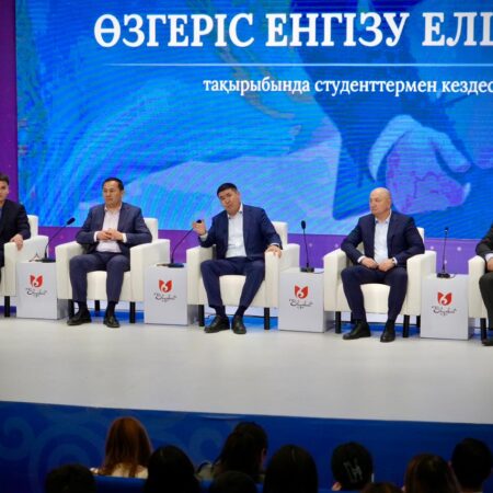 Послы перемен: молодёжь Шымкента выступила за Закон и Порядок