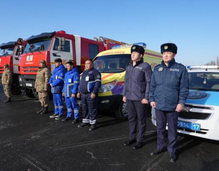 В ШЫМКЕНТЕ ОТКРЫТЫ ПЕРВЫЕ В РЕСПУБЛИКЕ УНИВЕРСАЛЬНЫЕ КОМПЛЕКСЫ ЭКСТРЕННЫХ СЛУЖБ