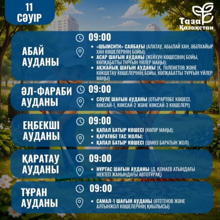 ҚҰРМЕТТІ ШЫМКЕНТ ҚАЛАСЫНЫҢ ТҰРҒЫНДАРЫ!